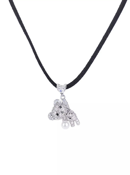 acc-onkapo-teddy-with-a-ball-black-cord-necklace-cg507
