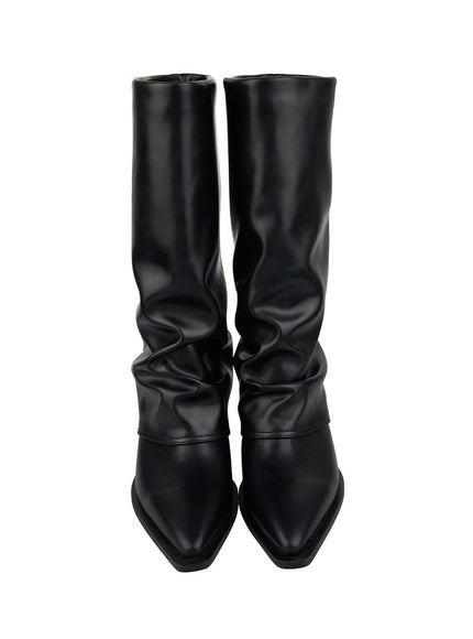 zip-up-faux-leather-boots-ig405