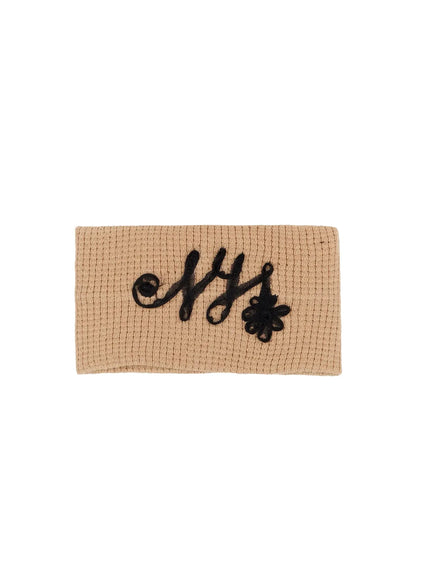 thick-flower-headband-im530 / Beige