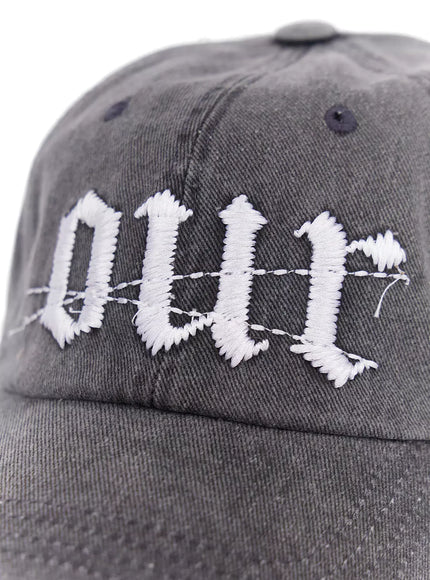 Embroidered Graphic Baseball Cap IA507