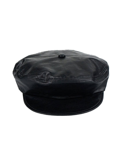 leather-beret-hat-is427