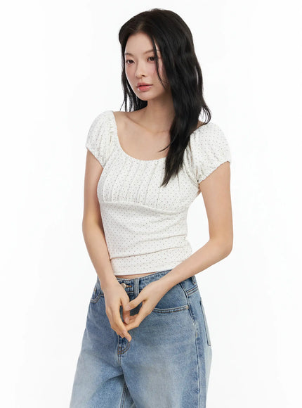 dotted-puff-sleeve-top-im524