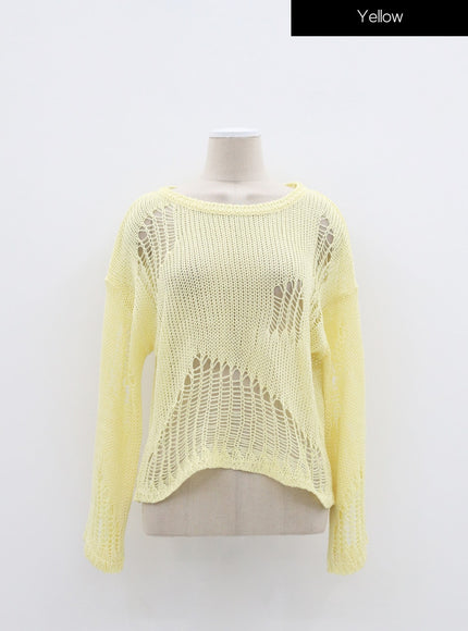 Mesh Sweater IF316