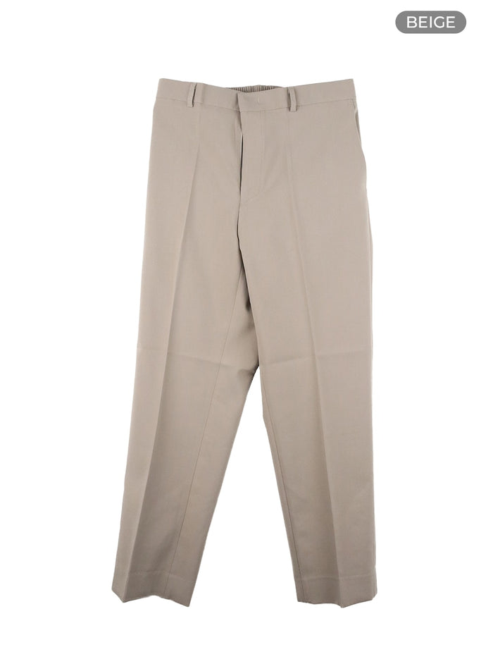 mens-straight-fit-trousers-ia402 / Beige