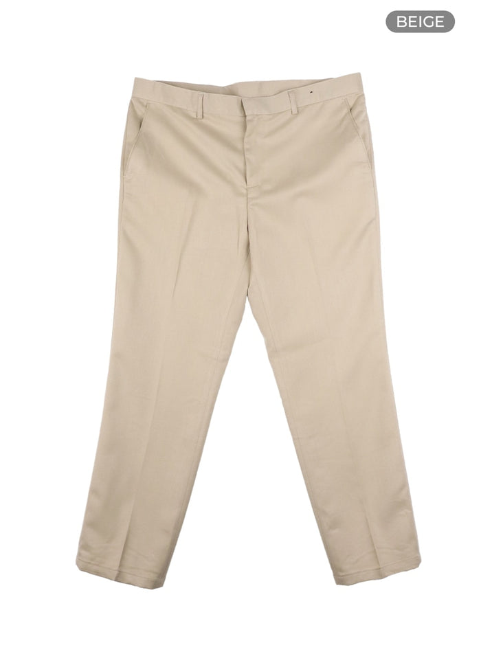 mens-solid-trousers-ia402 / Beige