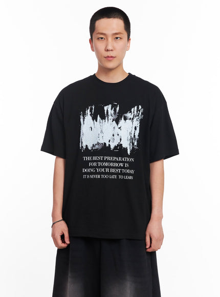 men-s-street-graphic-t-shirt / Black