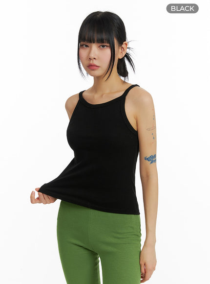 solid-cotton-tank-top-im414 / Black