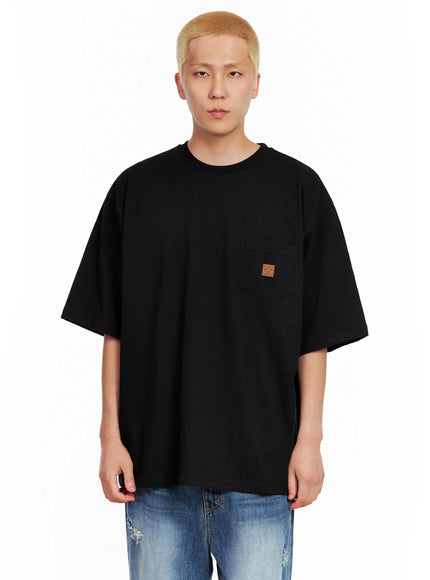 mens-patch-pocket-t-shirt-il514 / Black