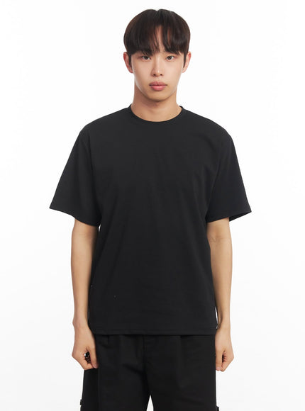 mens-essential-solid-t-shirt-ia518 / Black