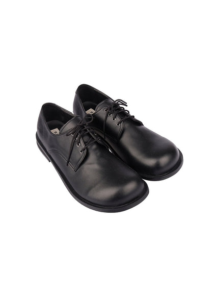 mens-classic-faux-leather-loafers-im514 / Black