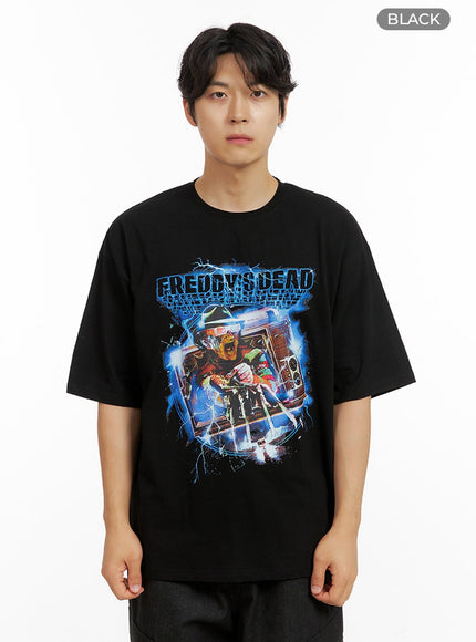 mens-graphic-t-shirt-ig409 / Black