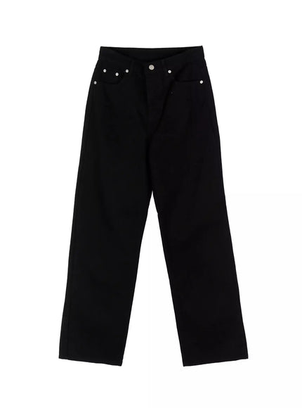 taytum-straight-leg-jeans-is515 / Black