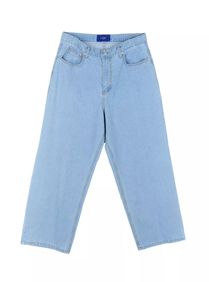 mens-classic-wide-leg-jeans-ig520 / Blue