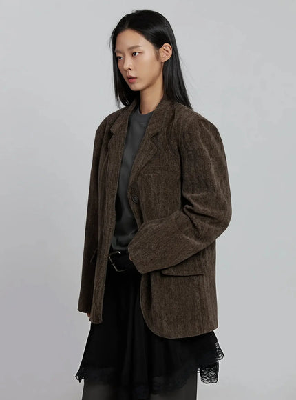 Classic Velvet Oversized Blazer IM520