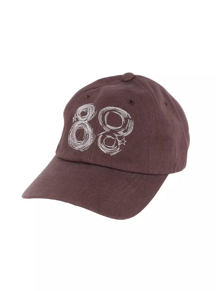 88-graphic-cap-io516 / Brown