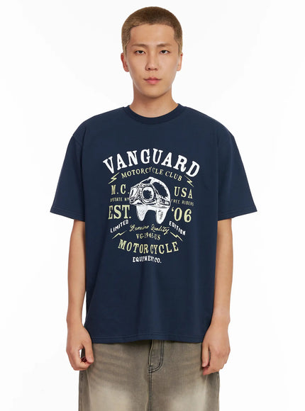 mens-vanguard-graphic-tee-il521 / Dark blue
