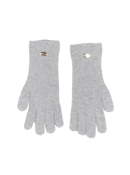 metal-pendant-warm-gloves-in510 / Gray