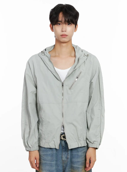 mens-lightweight-windbreaker-io516 / Gray