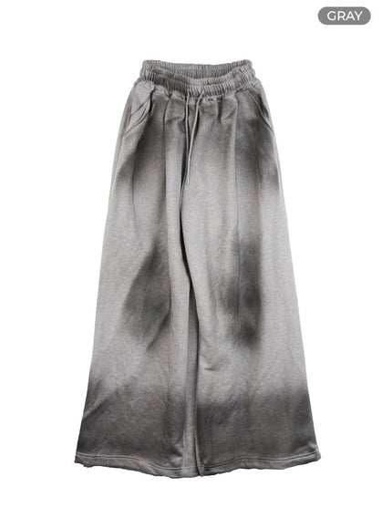 mens-chic-washed-sweatpants-is419 / Gray