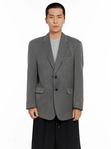 mens-classic-tailored-blazer-is502 / Gray