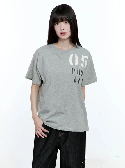 05 Graphic Print Short-Sleeve Tee IG508