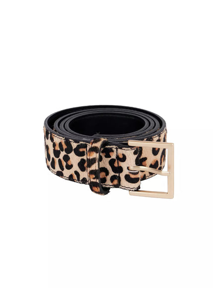 pattern-print-belt-ij509 / Light beige