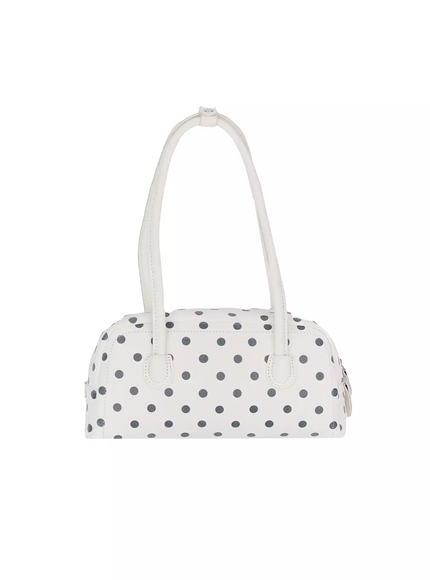 polka-dot-square-purse-iy504 / Light beige