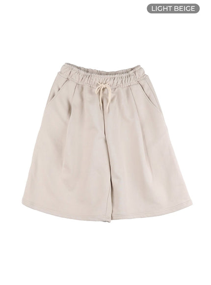mens-jogger-shorts-iy431 / Light beige