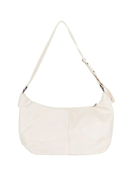 square-faux-leather-crossbody-bag-iy526 / Light beige