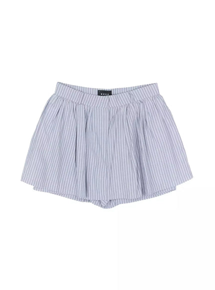 striped-skort-is515 / Light blue