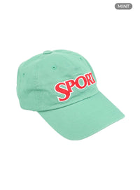 mens-washed-embroidered-cap-iy410 / Mint