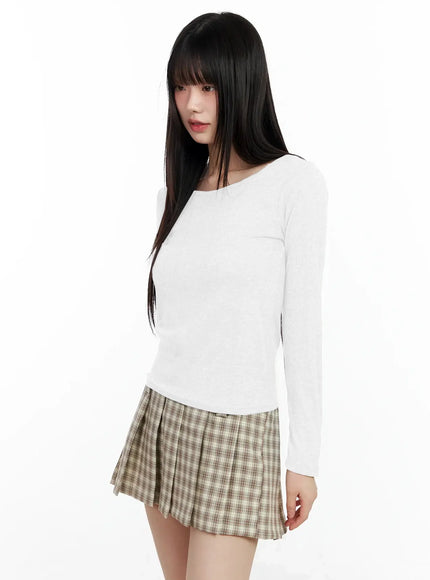 sheer-ribbed-long-sleeve-top-im530 / White