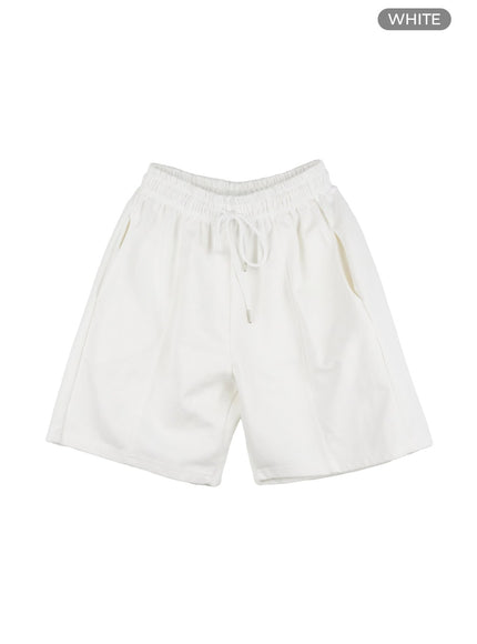 mens-comfy-cotton-shorts-iu419 / White