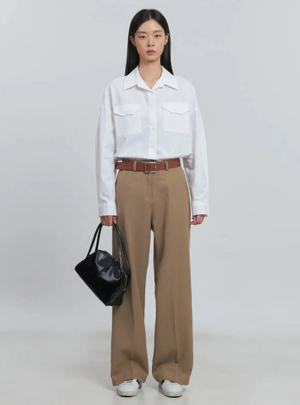 collared-button-up-shirt-iu512 / White