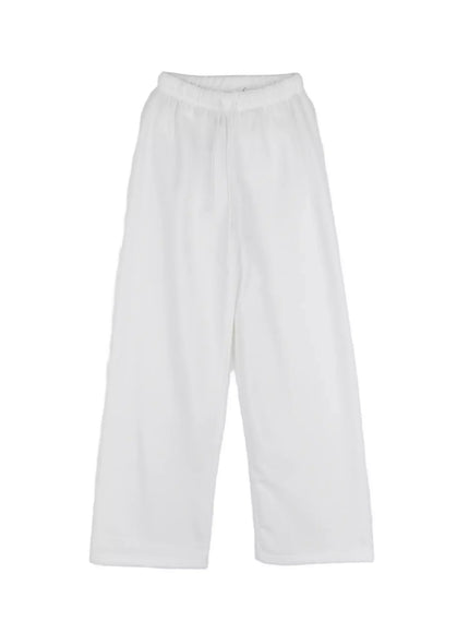 thermal-wide-leg-sweatpants-in528 / White