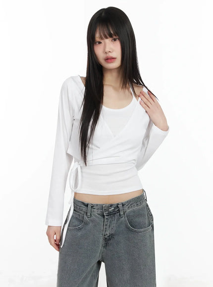 Tank and Wrap Cardigan Set IM530