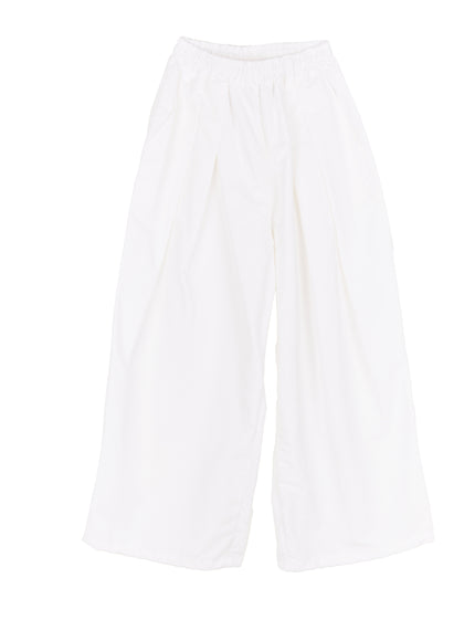 mens-wide-leg-windbreaker-pants-im525 / White