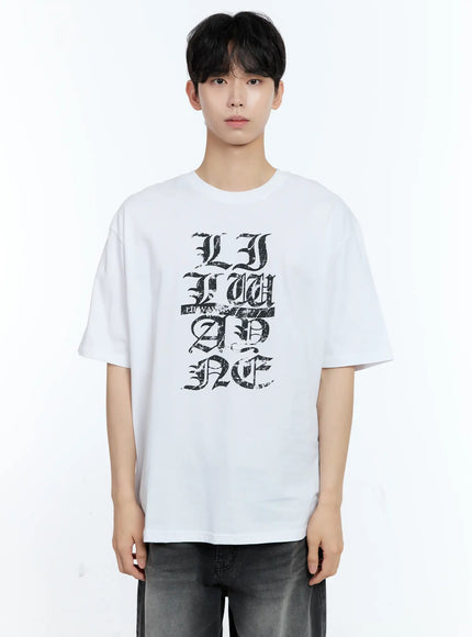 mens-bold-graphic-t-shirt-il529 / White