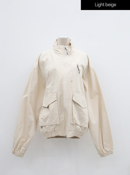 Oversized Zip-Up Jacket IF316