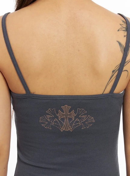 cross-graphic-lace-trim-cami-tank-iy504