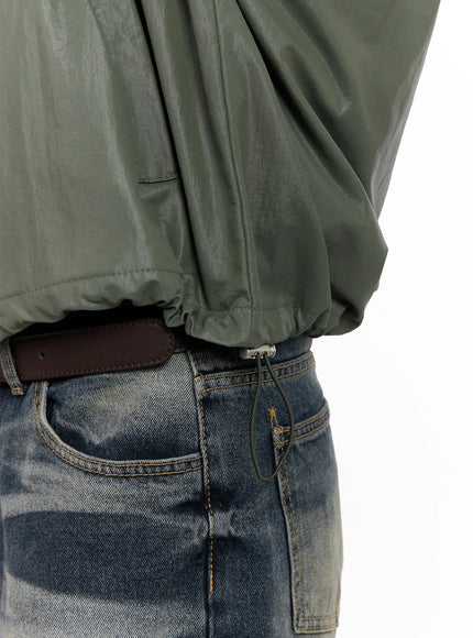 mens-glossy-windbreaker-is510