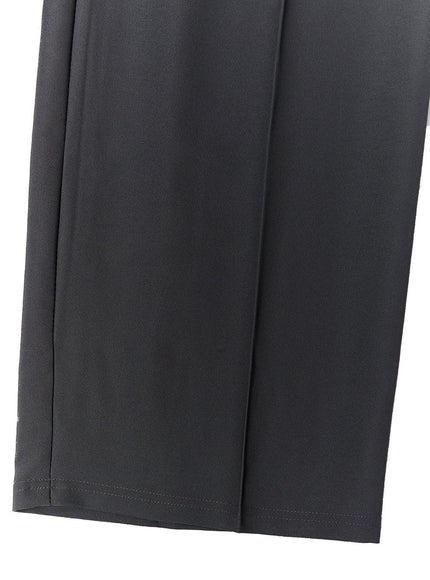 Classic Pintuck Wide-Fit Slacks IJ527