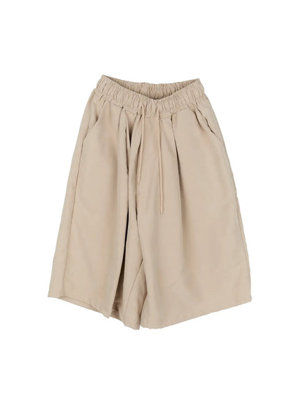 vintage-washed-beaded-pocket-bermuda-shorts-ig512 / Beige