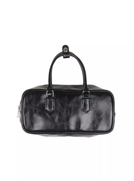 chic-faux-leather-shoulder-bag-iu512 / Black