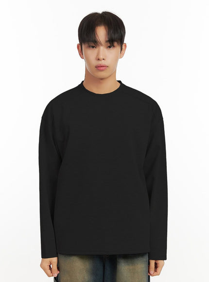 mens-essential-round-neck-tee-id406 / Black