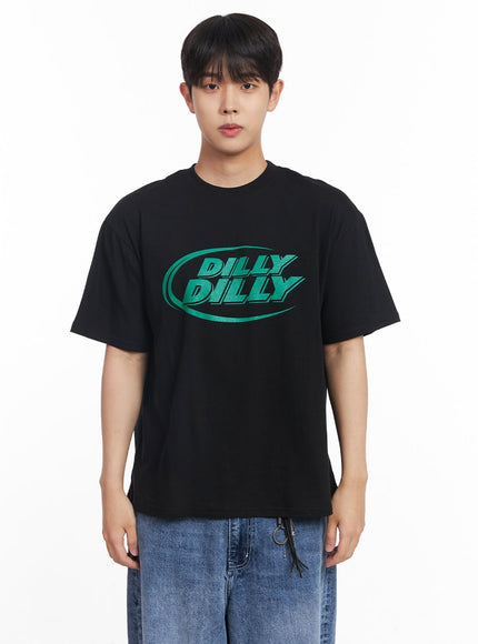 mens-dilly-graphic-t-shirt-iy522 / Black