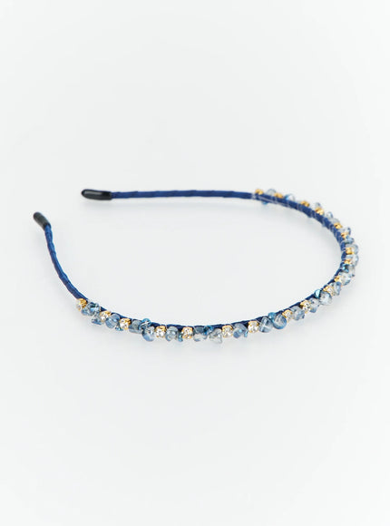 cubic-gemstone-hairband-iy511 / Blue