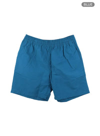 mens-casual-nylon-shorts-ia402 / Blue