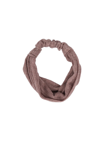 cozy-knit-wide-headband-ic503 / Brown