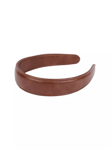 glossy-hairband-in503 / Brown